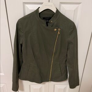 Ann Taylor Olive Utility Jacket